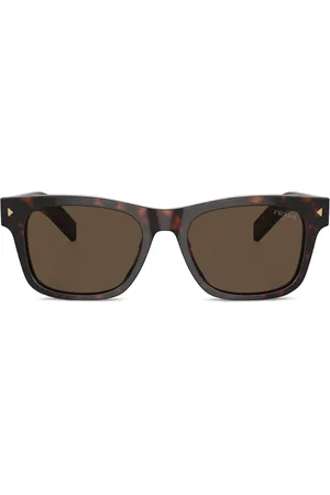 Prada Sonnenbrille mit eckigem Gestell
