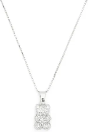 Crystal Haze Pave Nostalgia Bear Halskette