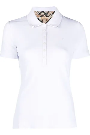 Barbour Poloshirt mit Logo-Stickerei