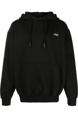 Drôle de Monsieur Hoodie mit Logo-Print