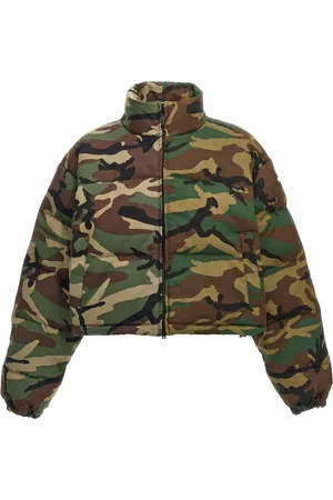 Vetements Gefütterte Jacke mit Camouflage-Print