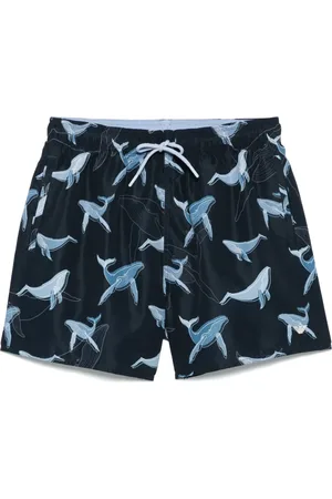 Emporio Armani Badeshorts mit Meerestiere-Muster