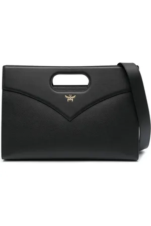 MCM Mittelgroße Tasche mit Logo-Prägung