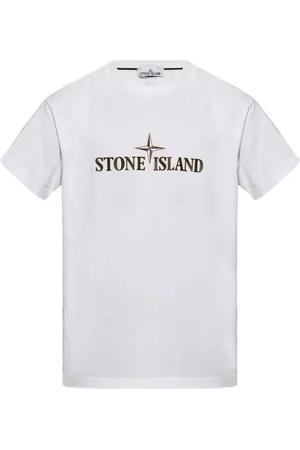 Stone Island T-Shirt mit Kompass-Print