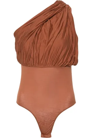 Rick Owens One-Shoulder-Body aus Jersey