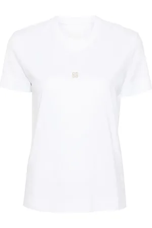Givenchy T-Shirt mit 4G-Stickerei