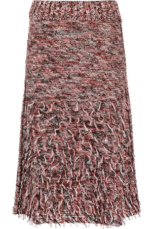 Durazzi Milano Strickrock mit Fransen