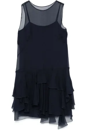 Alberta Ferretti Minikleid mit Rüschen