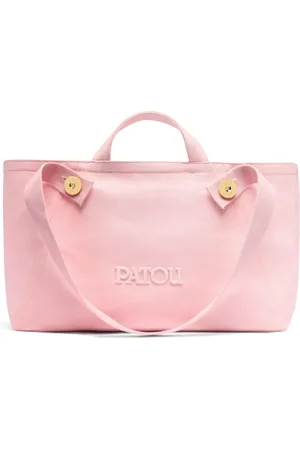 Patou Große Tote Bag aus Canvas mit Trapezform