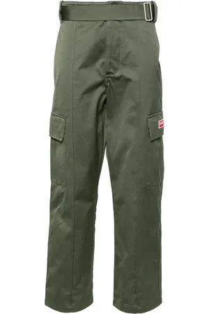 Kenzo Halbhohe Army Cargohose