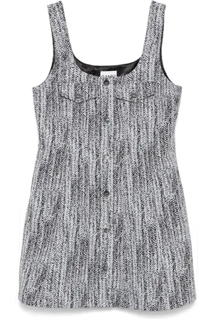 Ganni Minikleid aus Tweed