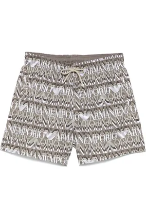 Emporio Armani Badeshorts mit Oversized-Logo
