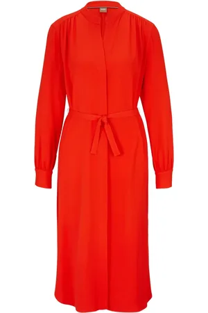 HUGO BOSS Hemdkleid mit Gürtel