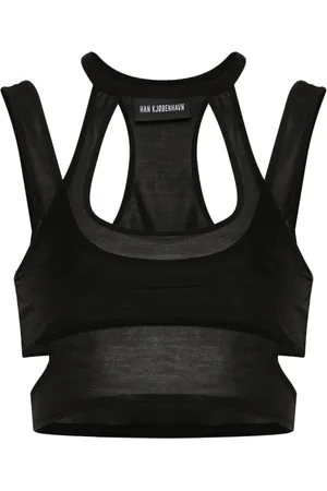 HAN Kjøbenhavn Cropped-Top mit Cut-Outs