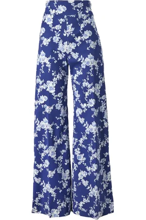 Carolina Herrera Weite Hose mit Blumen-Print