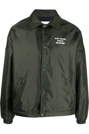 Drôle de Monsieur Hemdjacke mit Slogan-Print