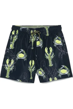 Emporio Armani Badeshorts mit Meerestiere-Muster