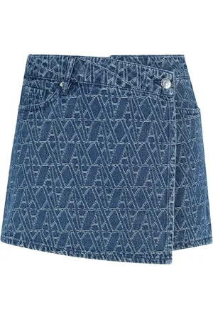 Armani Exchange Jeans-Hosenrock mit Logo-Monogramm