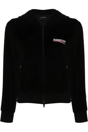Balenciaga Kapuzenjacke aus Velours