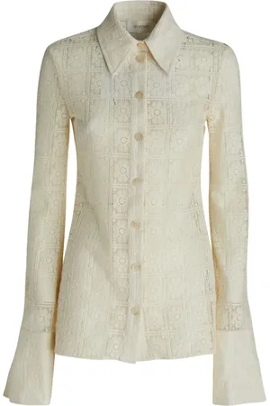 Sportmax Hemd mit Spitzenmuster