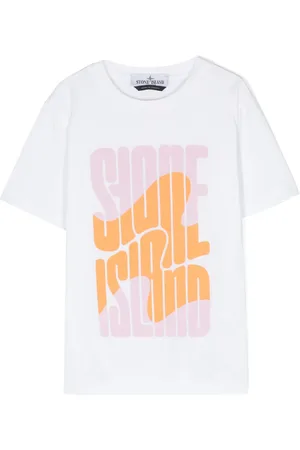 Stone Island T-Shirt mit Logo-Print