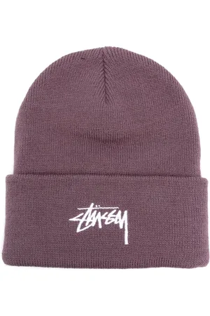 STUSSY Beanie mit Logo-Stickerei