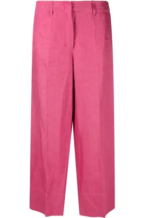 Max Mara Cropped-Hose mit Bügelfalten
