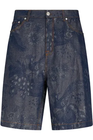 Etro Bermuda-Shorts aus Jacquard-Denim