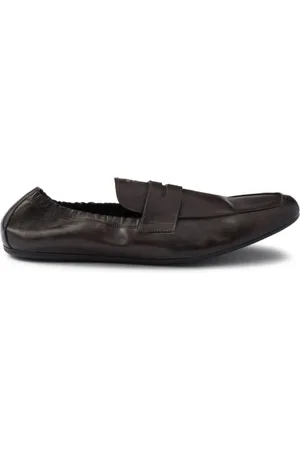 Prada Shuffle leather loafers