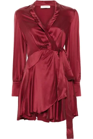 ZIMMERMANN Gewickeltes Minikleid aus Seide