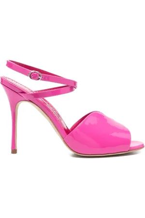 Manolo Blahnik Sandalen mit Finish 110mm
