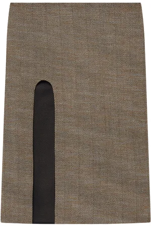 Stella McCartney Midirock mit Schlitz