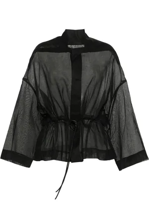 Rick Owens Semi-transparente Sali Jacke