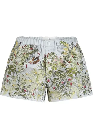 Etro Bestickte Shorts aus Satin