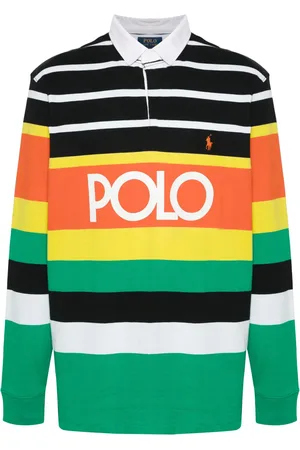 Ralph Lauren Gestricktes Poloshirt mit Logo-Stempel