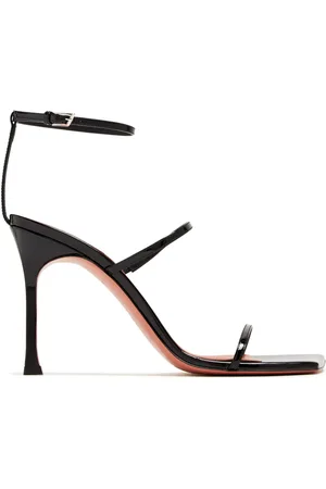 Amina Muaddi Maya Lackleder-Sandalen 95mm