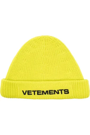 Vetements Merinomütze mit Logo-Stickerei