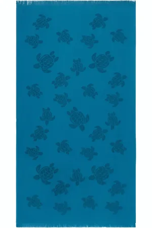 Vilebrequin Turtle Strandtuch aus Jacquard