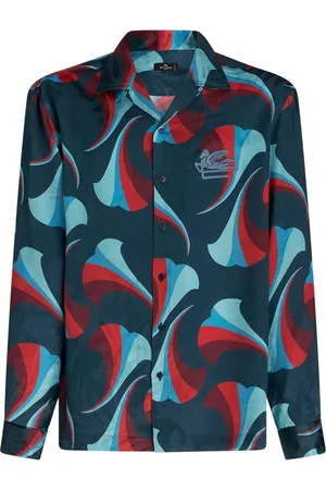 Etro Bowlinghemd aus Seide mit Print