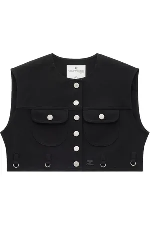 Courrèges Multiflex Cropped-Jeansweste