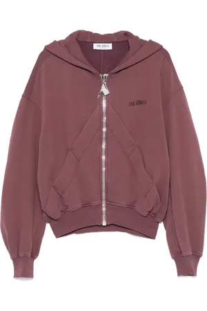 The Attico Hoodie mit Logo-Applikation