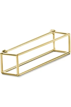 SHIHARA 18kt Rectangle Gelbgoldohrring