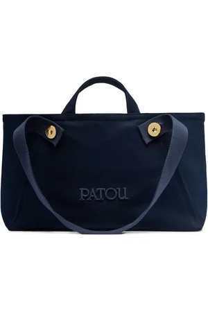 Patou Große Tote Bag aus Canvas mit Trapezform
