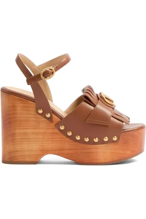 VALENTINO GARAVANI VLogo Signature Clogs mit Fransen 120mm