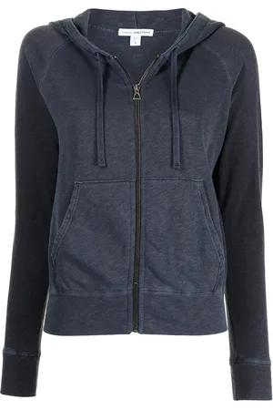 James Perse Hoodie mit Kordelzug
