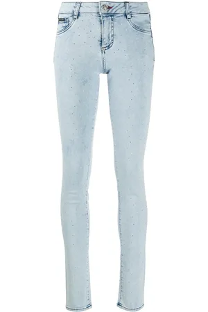 Philipp Plein Skinny-Jeans mit Kristallen