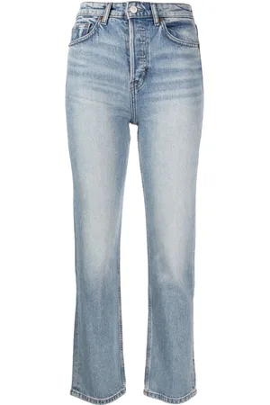 Reformation Schmale Cropped-Jeans