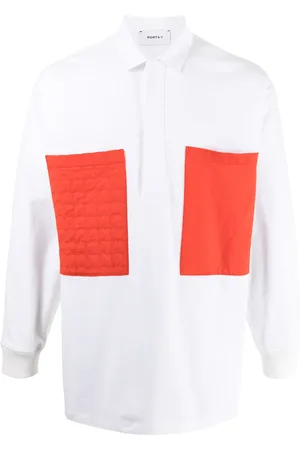 Ports V Poloshirt mit Tasche