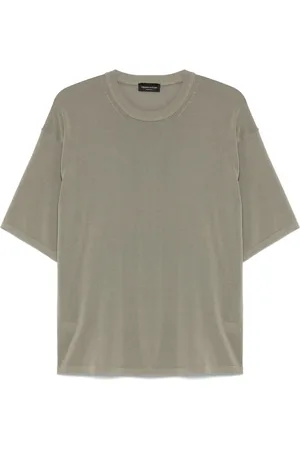 Roberto Collina Fein gestricktes T-Shirt