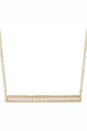 LB Exclusive 14kt Goldhalskette mit Diamanten